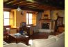 salon con chimenea